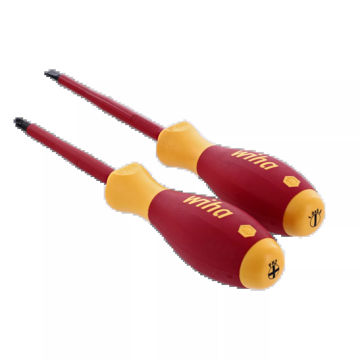 Wiha Tools 32105 Insulated Slotted/Phillips Screwdrivers, 2 Pc. Set