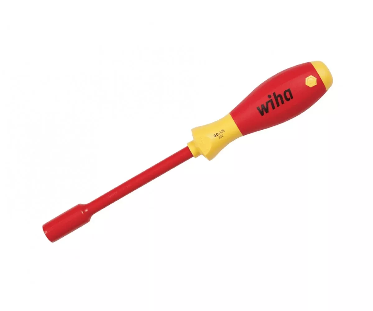 Wiha Tools 32206 Insulated Nut Driver, 4.0 mm x 125 mm