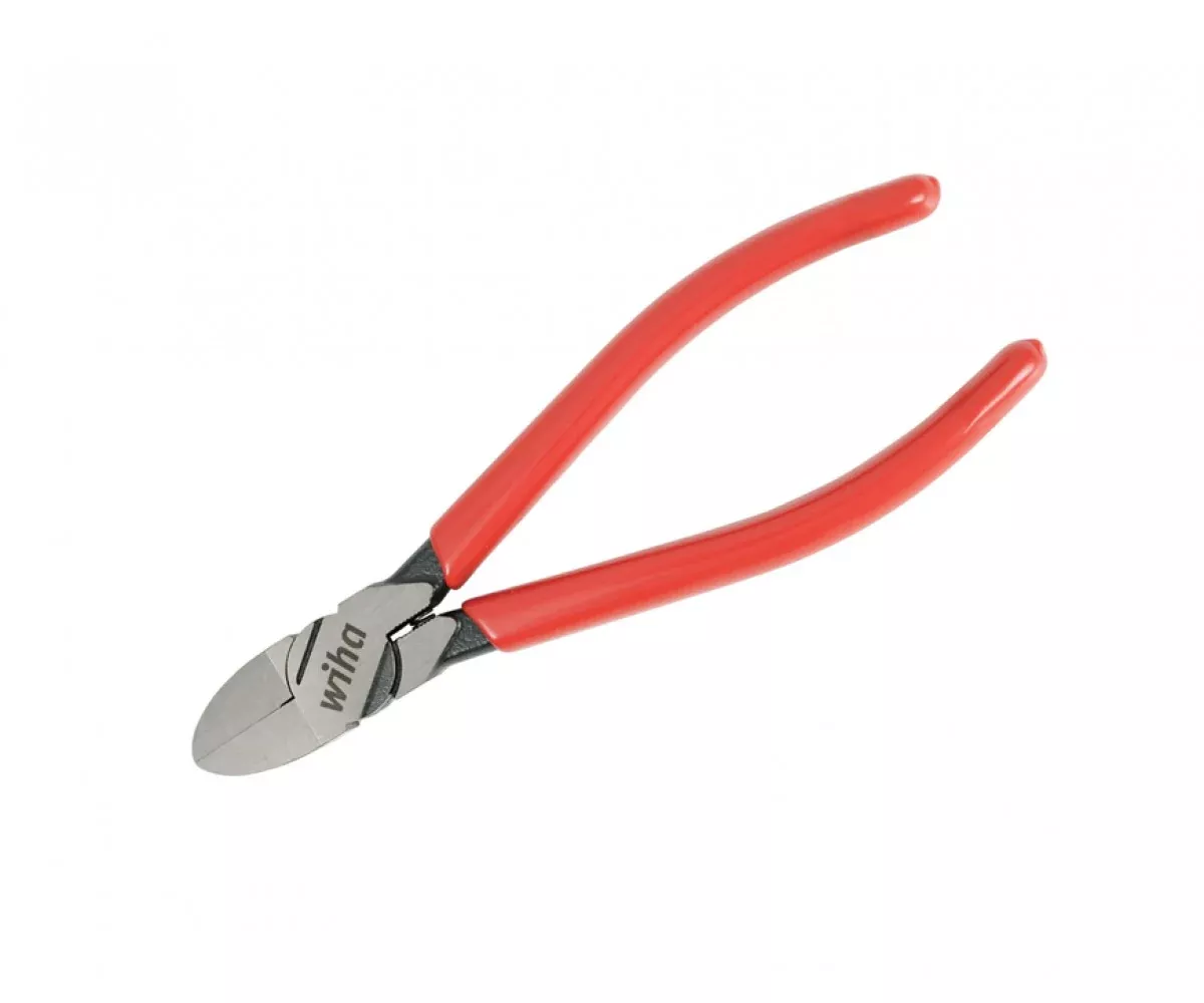 Wiha Tools 32614 Soft Grip Flush Cutters w/ Return Spring, 6.3"