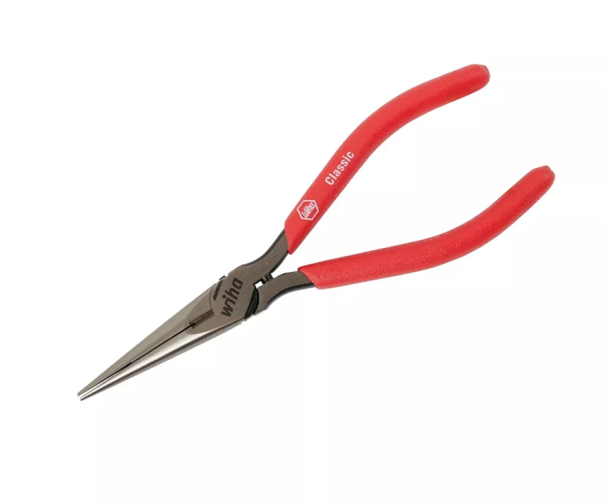 Wiha Tools 32617 Soft Grip Long Nose Pliers/Cutters With Spring Return 6.3"