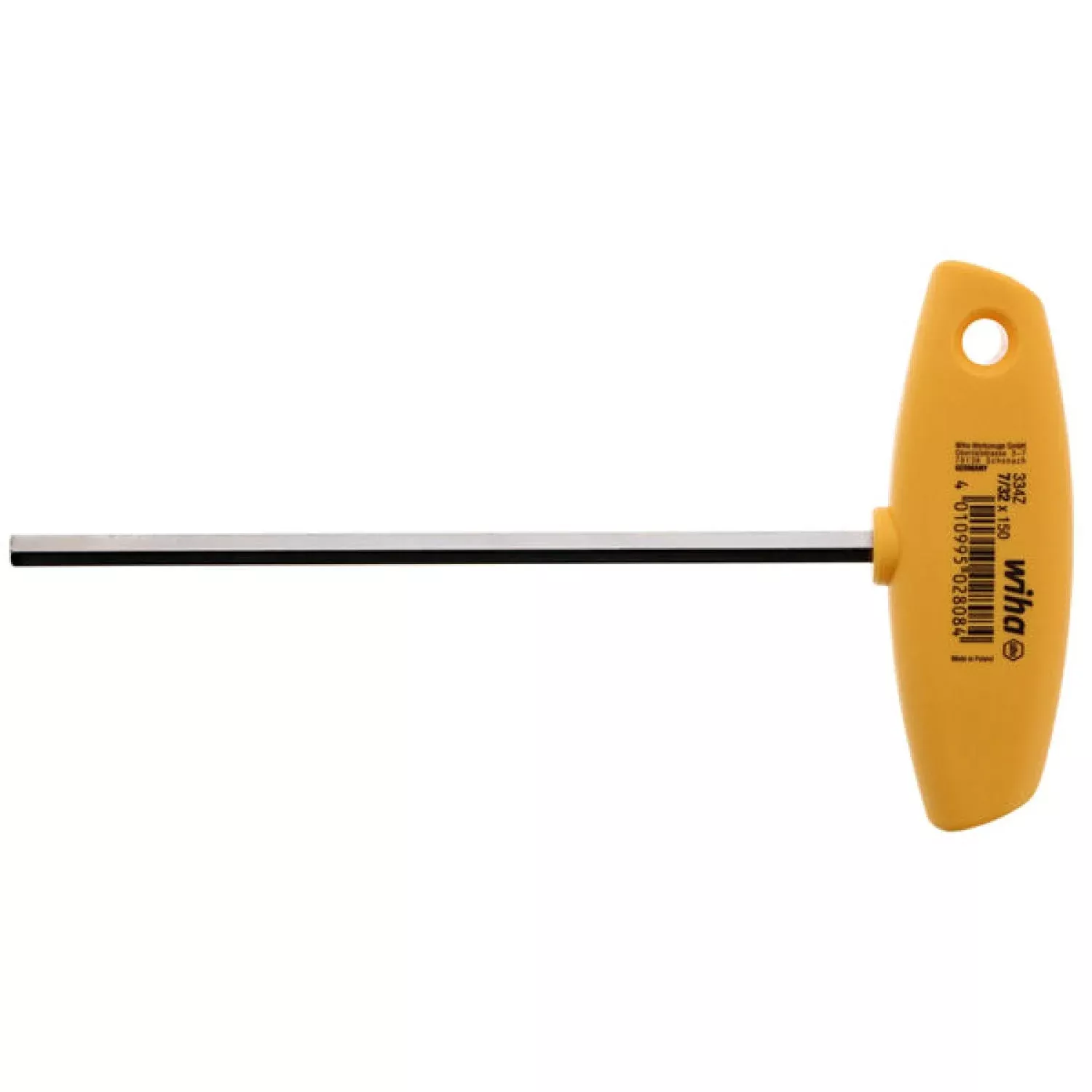 Wiha Tools 33470 7/32 Inch x 5.9 Inch Hex T-handle