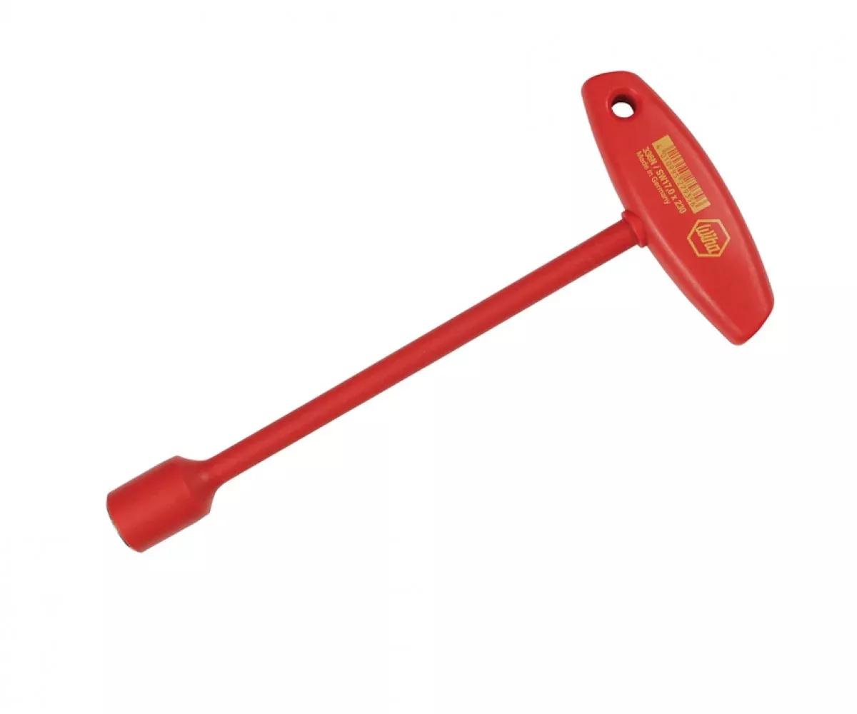 Wiha Tools 33641 17 x 230mm Insulated T-handle Nut Driver
