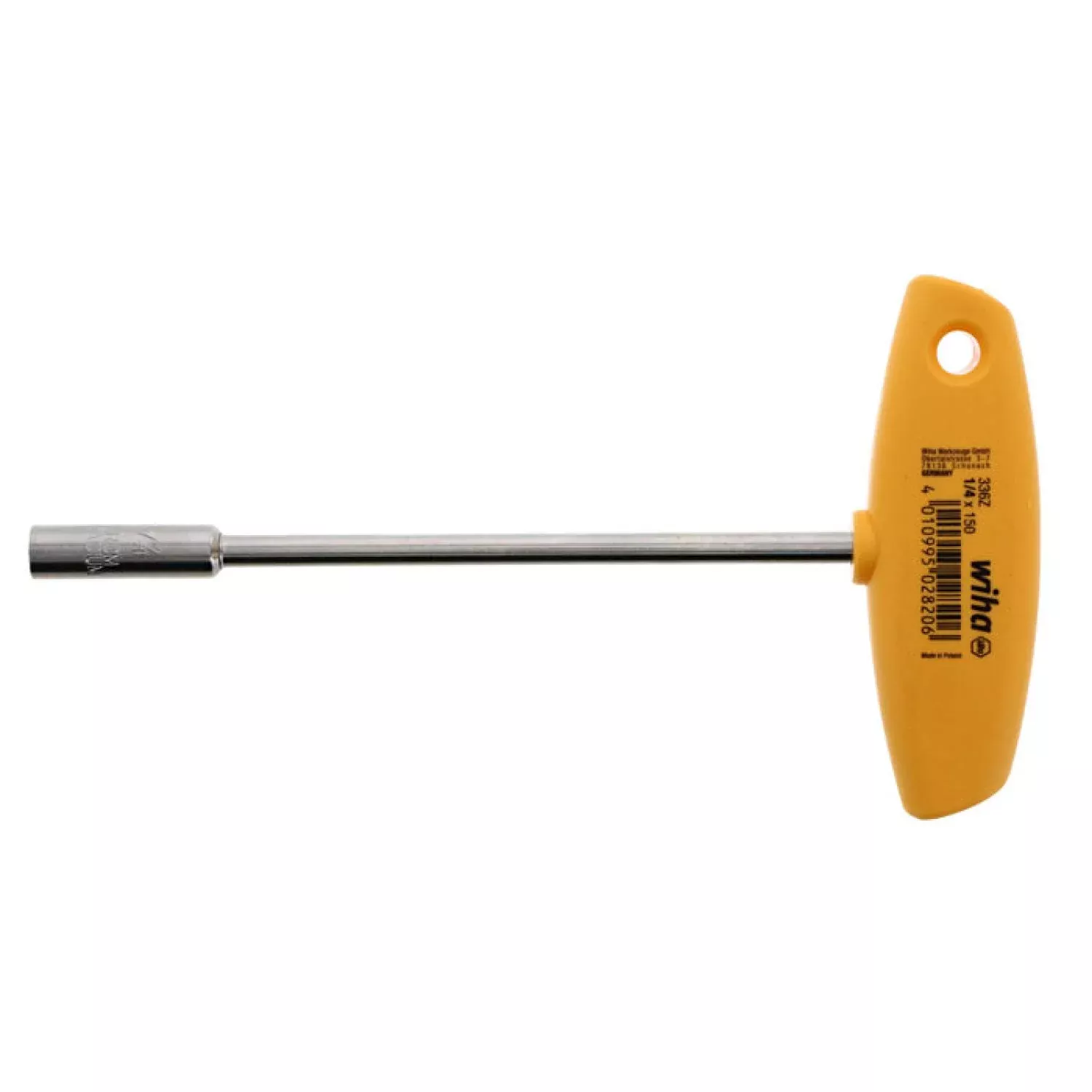 Wiha Tools 33659 1/4 x 6" T-handle Nut Driver