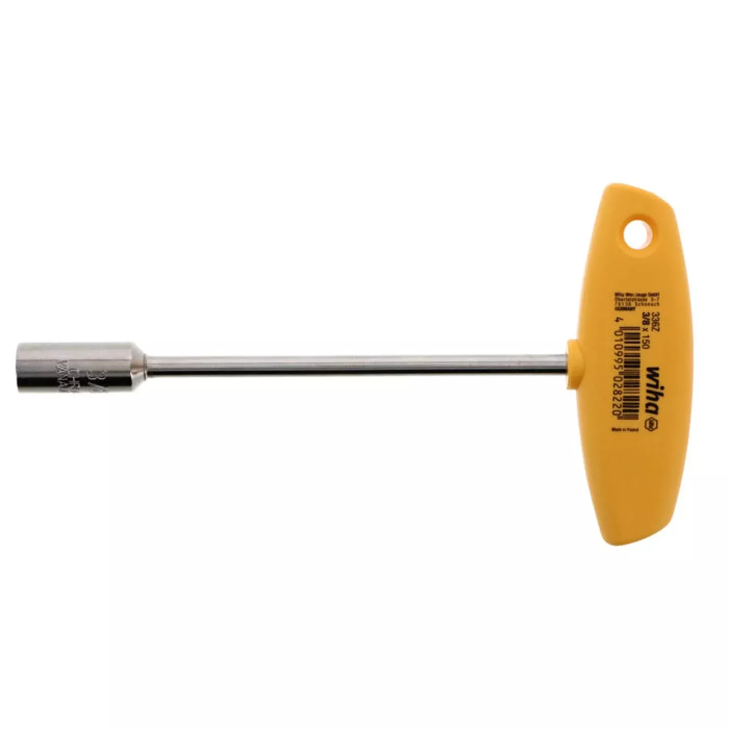 Wiha Tools 33671 3/8 x 6" T-handle Nut Driver