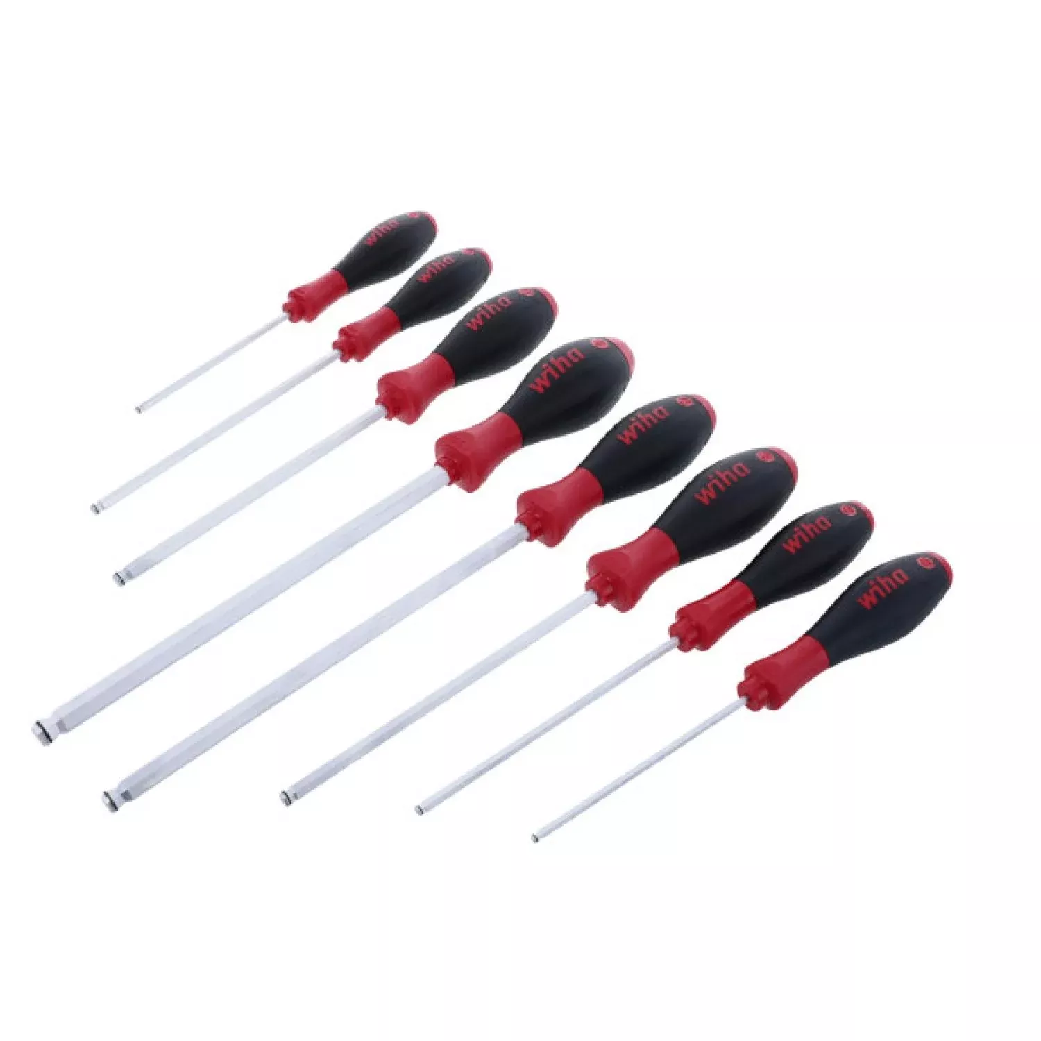 Wiha Tools 36793 MagicRing Ball End Inch Screwdriver 8 Piece Set