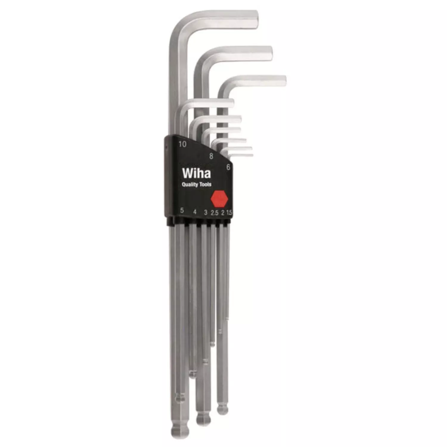 Wiha Tools 66994 Ball End Hex L-Key Chrome Metric 9 Piece Set