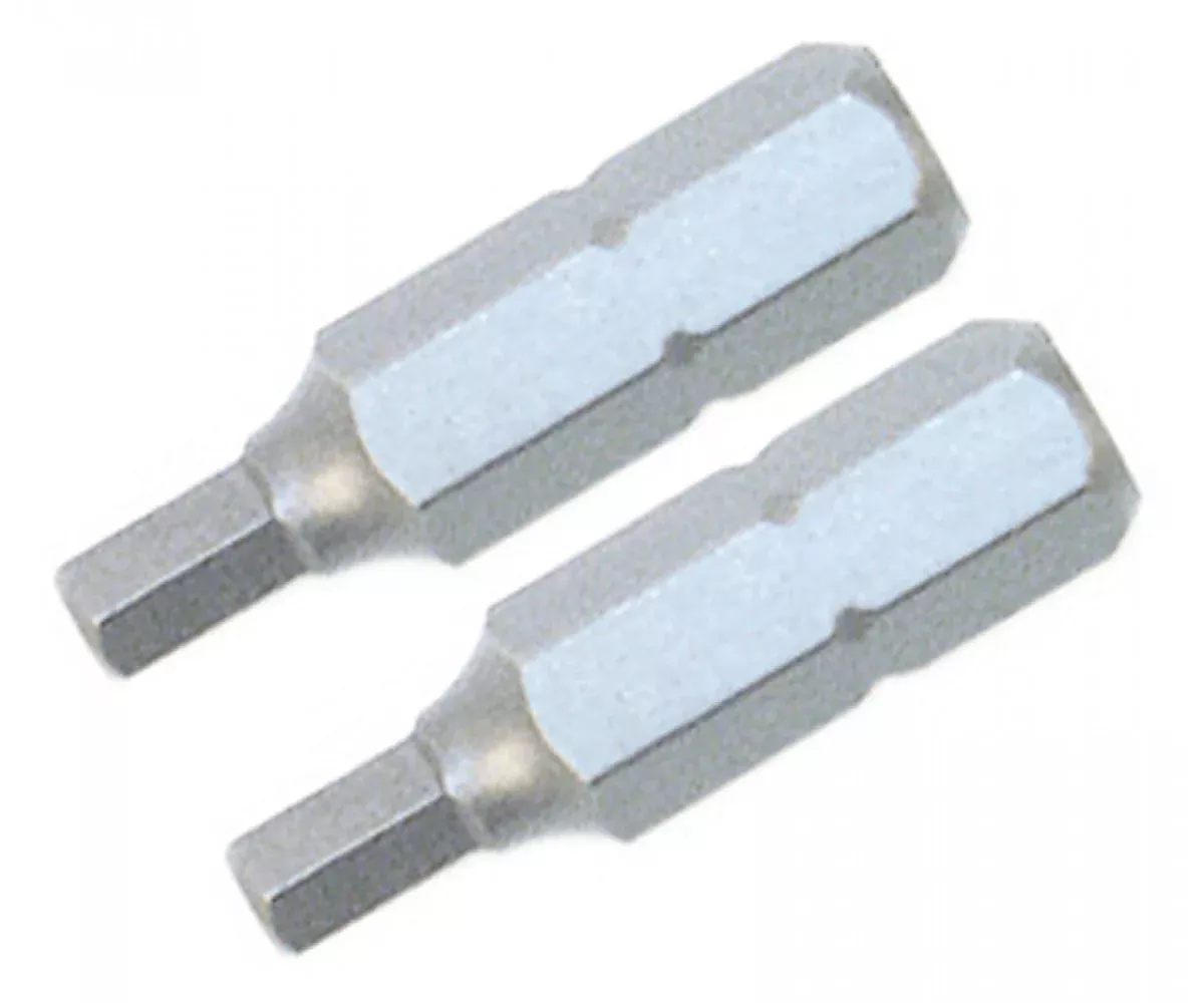 Wiha Tools 73303 Hex Metric Insert Bit 2.5 x 25mm Pack of 2 Bits