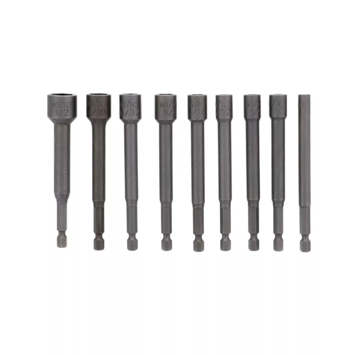 Wiha Tools 76085 Inch Nut Drivers Power Blades Set