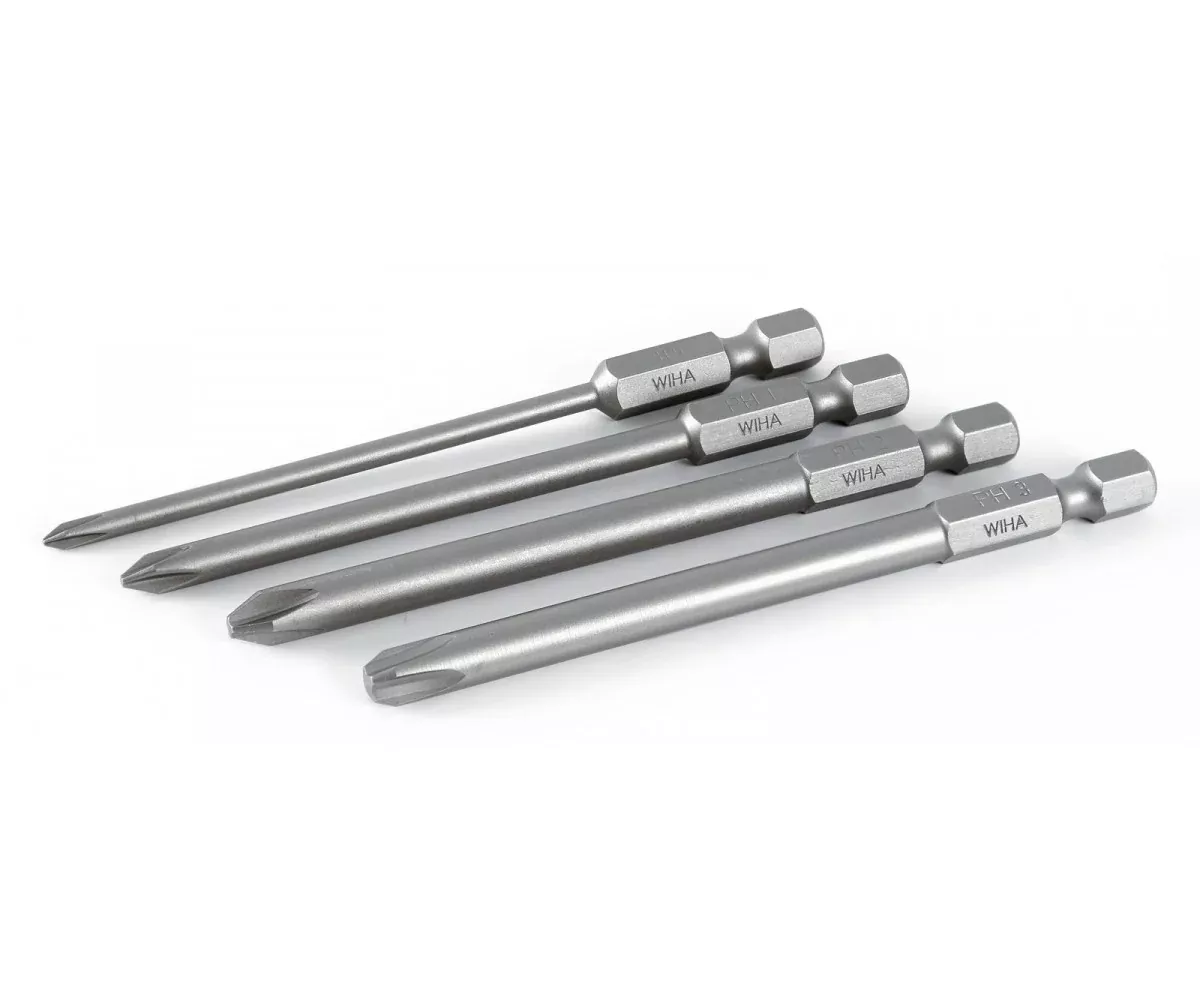 Wiha Tools 76094 90mm Phillips Power Blades, 4 Pc. Set