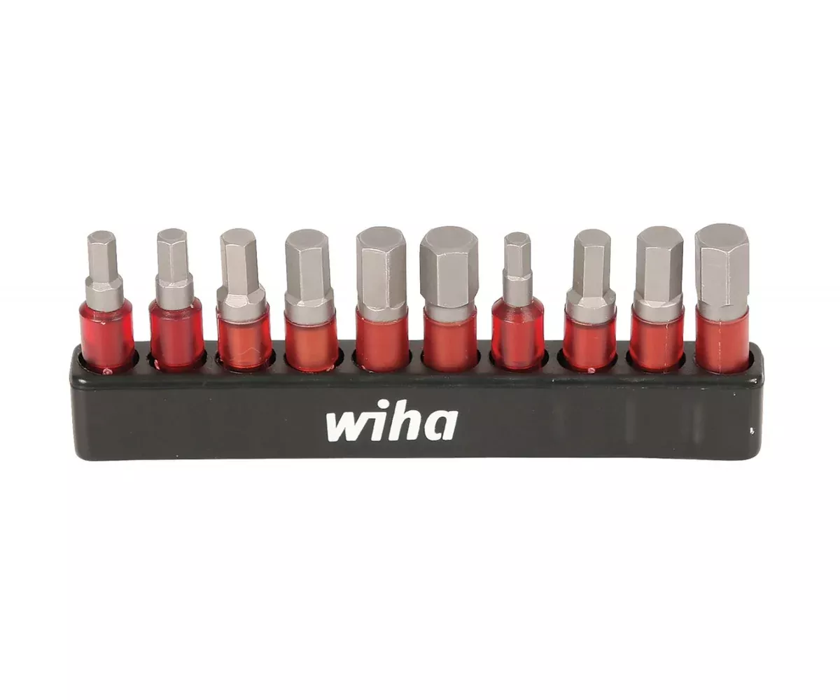 Wiha Tools 76876 10 Piece MaxxTor Impact Insert Hex Bit Set