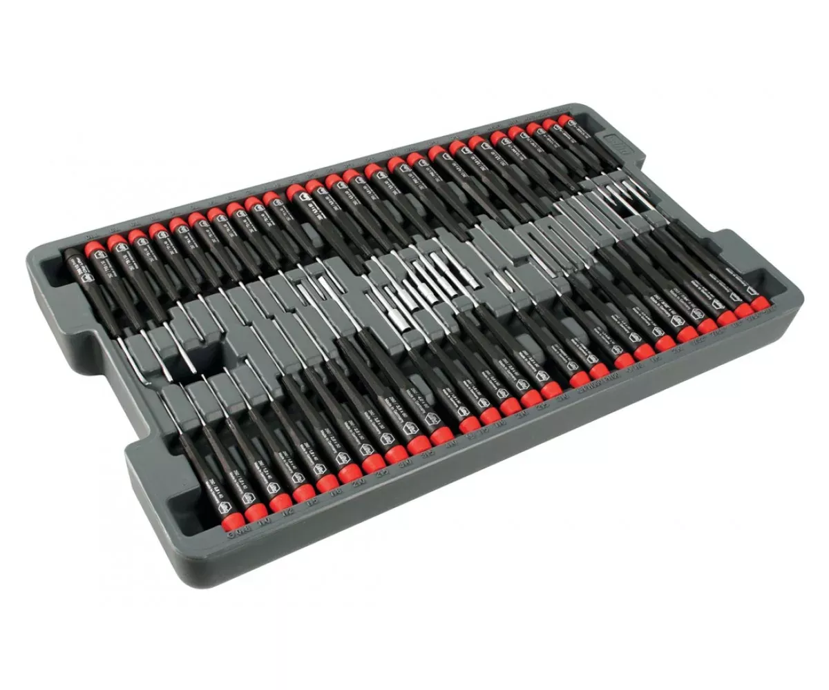 Wiha Tools 92191 Precision Tool Tray, 51 Pc. Set
