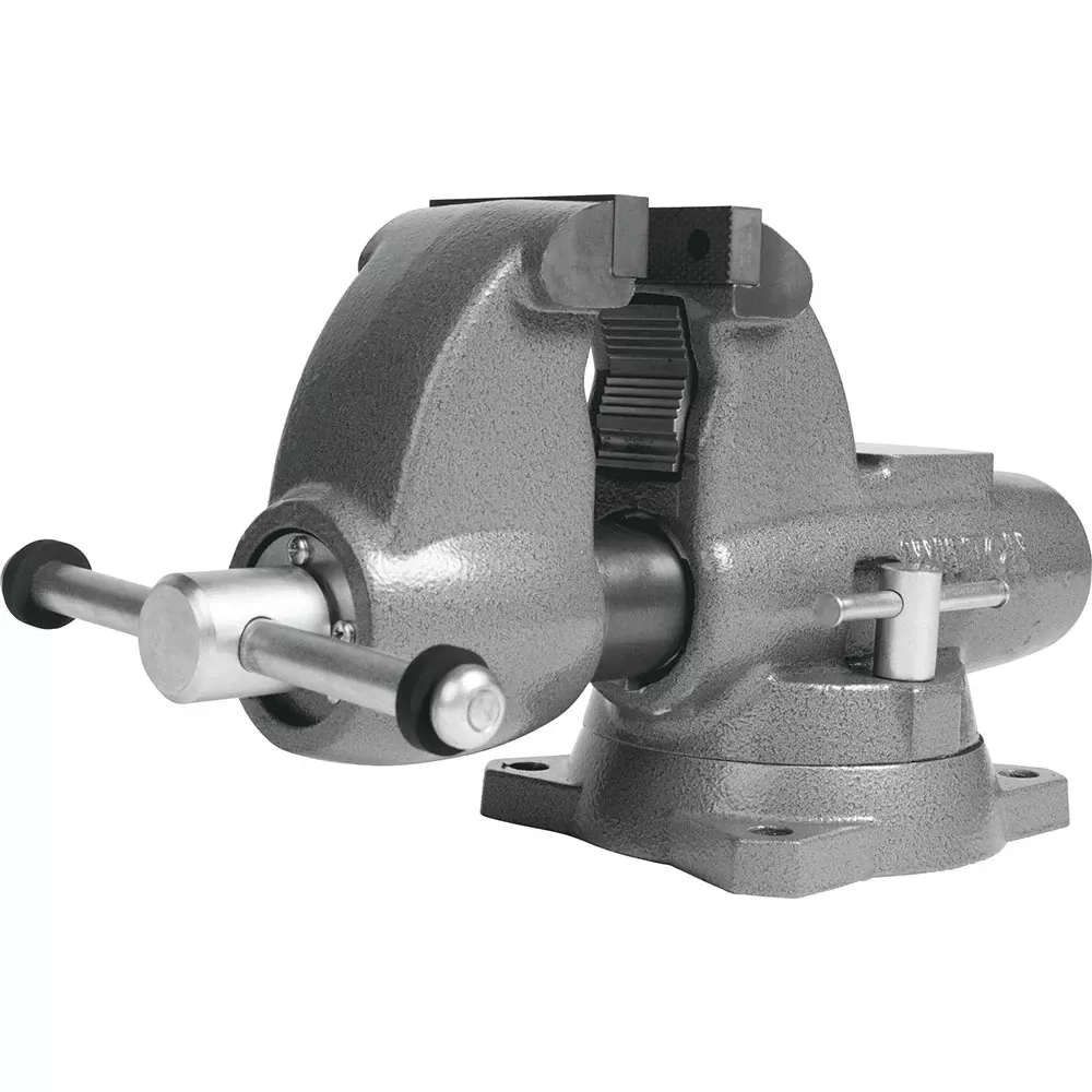 Wilton Combo Pipe/Bench Jaw Round Channel Vise w/ Swivel Base 28825