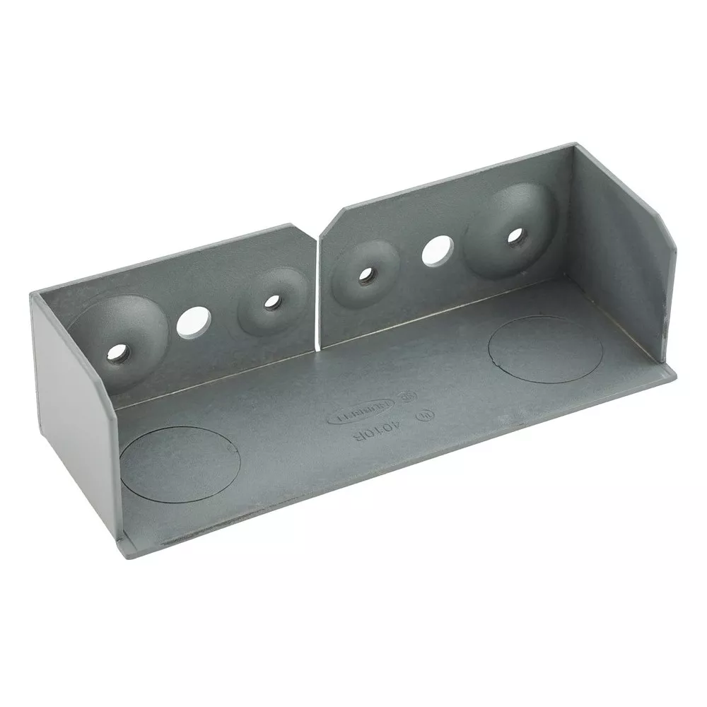 WIREMOLD G4010B 4000 Blank End Fitting,Gray