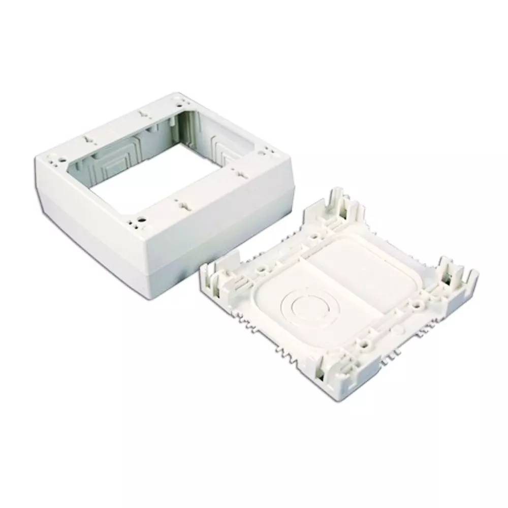 WIREMOLD NM2048-22-Gang Plugmold Sure Snap Device Box, White