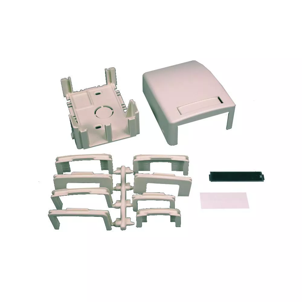 WIREMOLD PDB2TJWH Eclipse PN03, PN05, PN10 TracJack Data Box Fitting, White