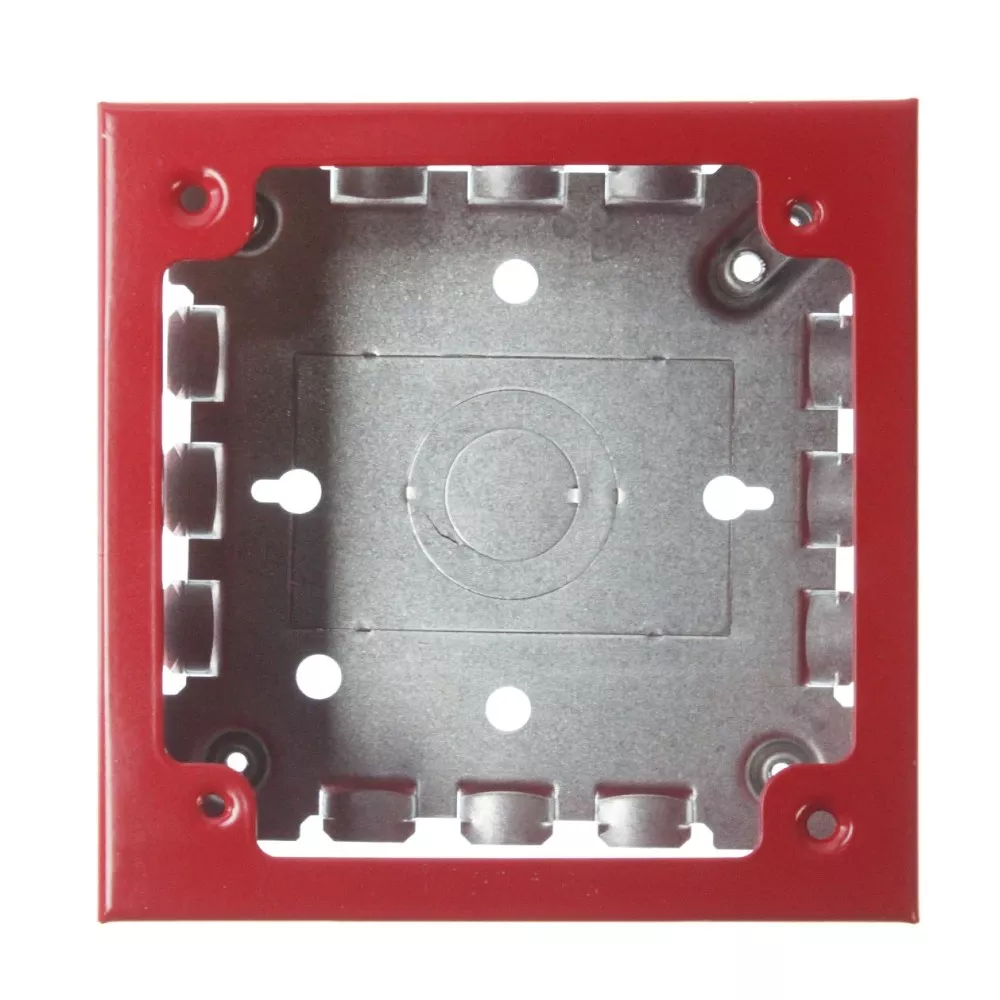 WIREMOLD R5753 500/700 Series Extra Deep Alarm Device Box Fitting, Red