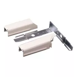 WIREMOLD V5711RHA 90-Degree Twisted 2-1/2 inch 500/700 Internal Internal Twisted Right Hand Elbow, Ivory