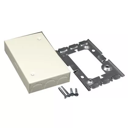 WIREMOLD V5760 500/700 Series Blank Extension Box Fitting, Ivory