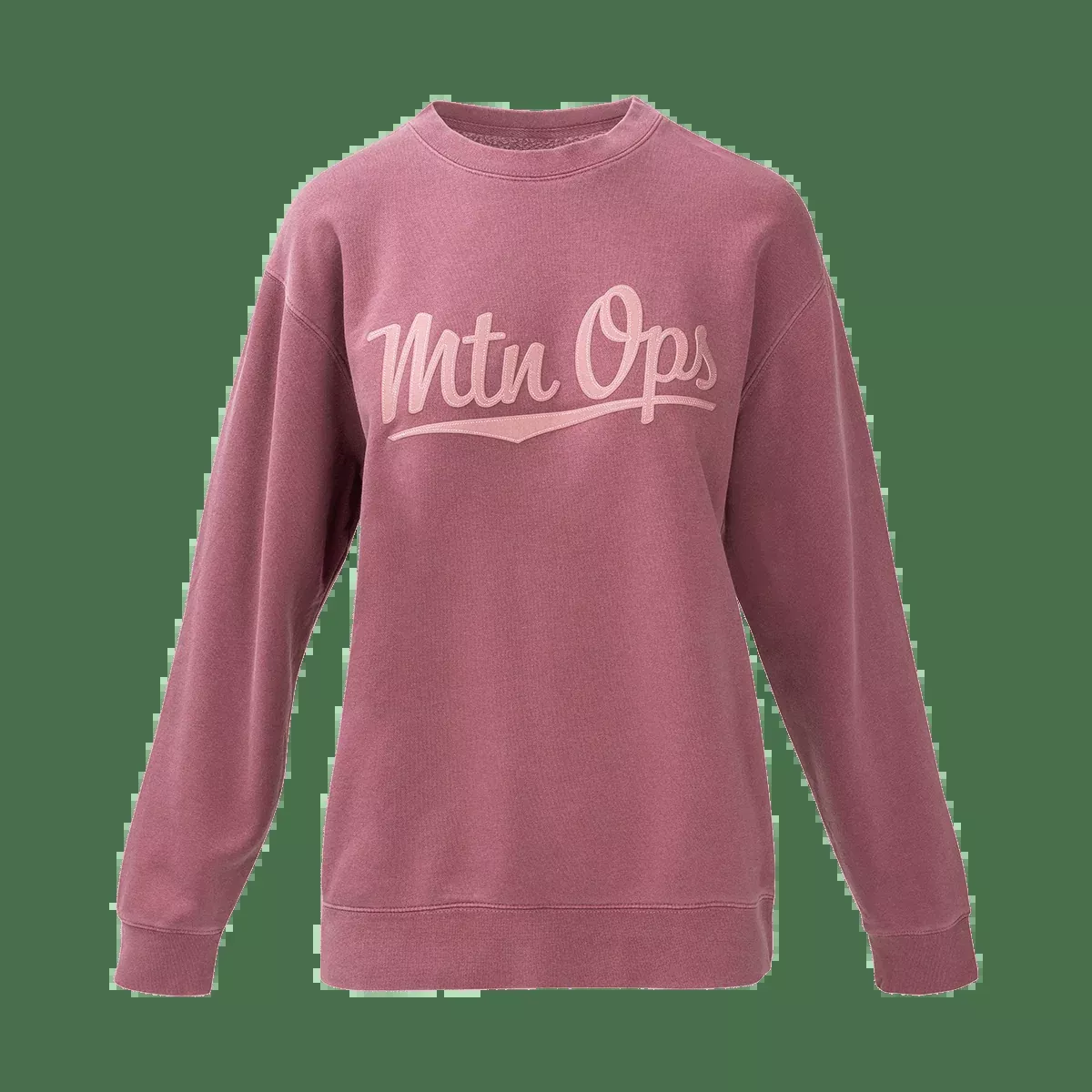 WOMEN'S APPLIQUE CREW SWEATSHIRT