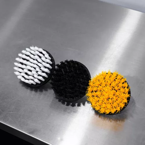 Work Stuff Upholstery Cleaning Drill Brush Attachment | Set of 3