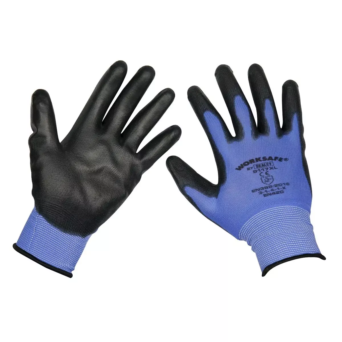 Worksafe by Sealey Lightweight Precision Grip Gloves (X-Large) - Pack of 6 Pairs