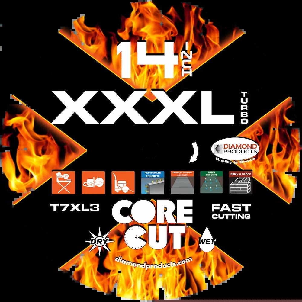 XXL-Turbo Specialty Turbo Diamond Blade