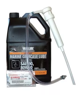 YAMALUBE MARINE GEARCASE LUBE AND GALLON PUMP KIT GLKITGL