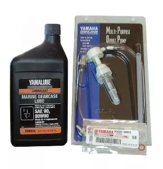 YAMALUBE MARINE GEARCASE LUBE AND QUART PUMP KIT GLKITQT