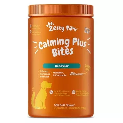 Zesty Paws Calming Plus Bites, Turkey, 160 ct.
